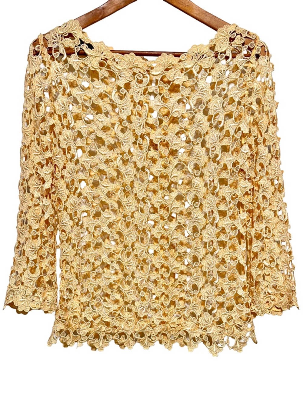 FRIVOLE Lace Blouse Sheer Crochet Coquette Poetcore Romantic